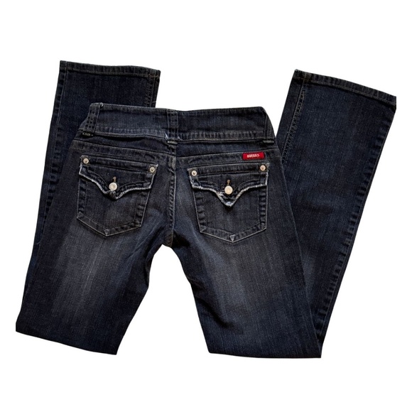 Guess Jeans Low Rise Black Wash Size 26 - Picture 3 of 8